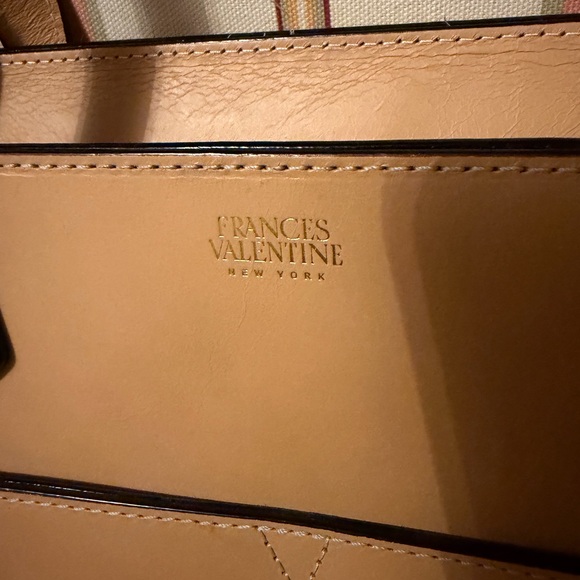 Frances Valentine Brigetta Vachetta Leather Tote - Camel - Picture 6 of 10
